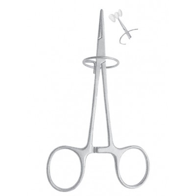  Crown & Bridge Holding Forceps With Support Ring 